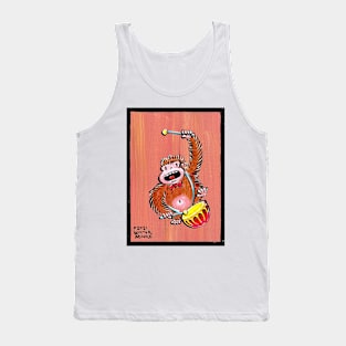 Frenzied Drummer Ape 024 Tank Top